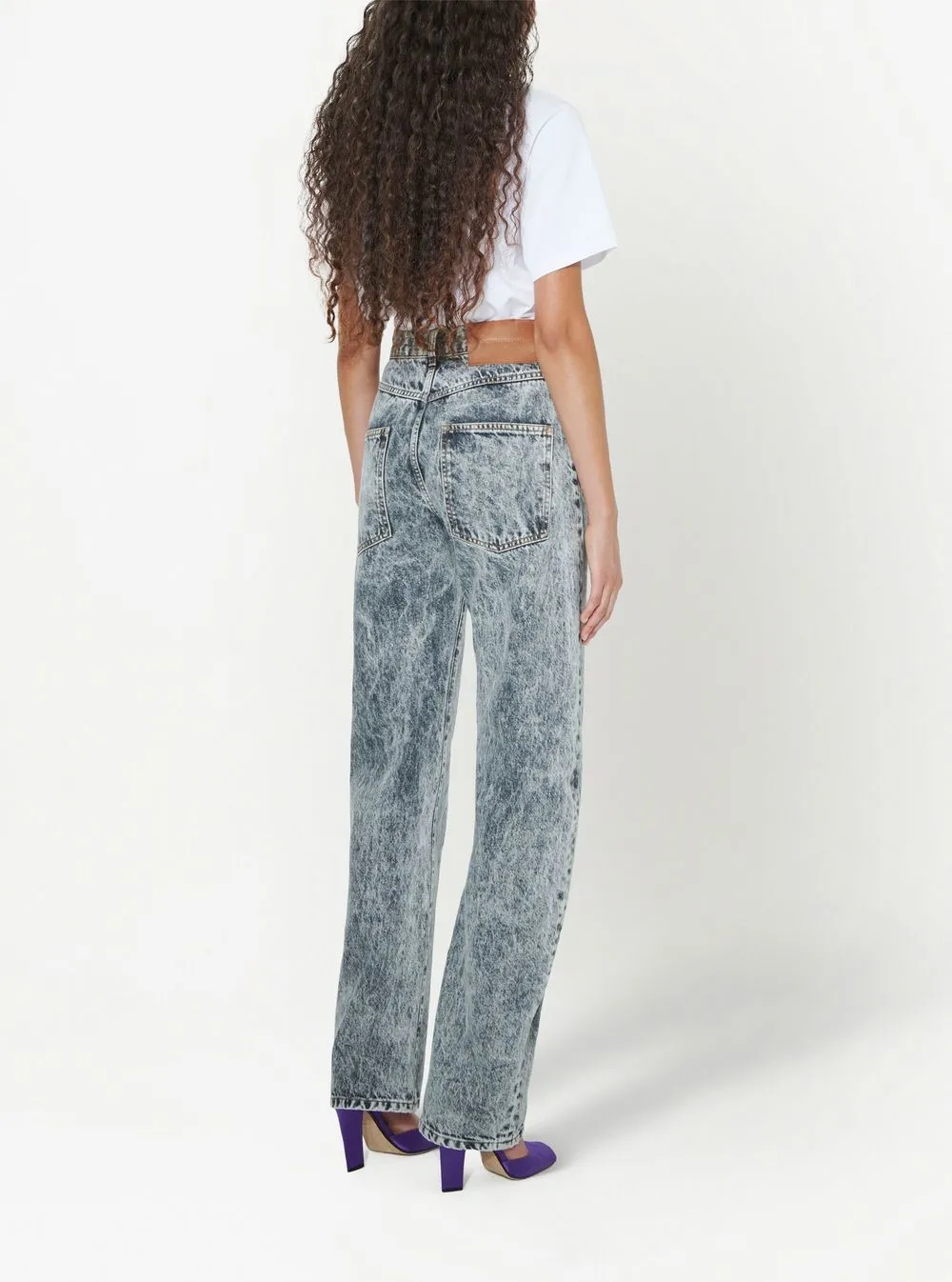 Victoria Beckham 스톤워싱 하이라이즈 진 - Farfetch
