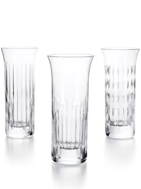 Baccarat Flora Vases set of three