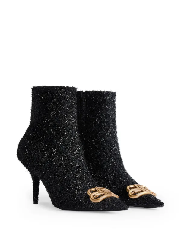 balenciaga boots glitter