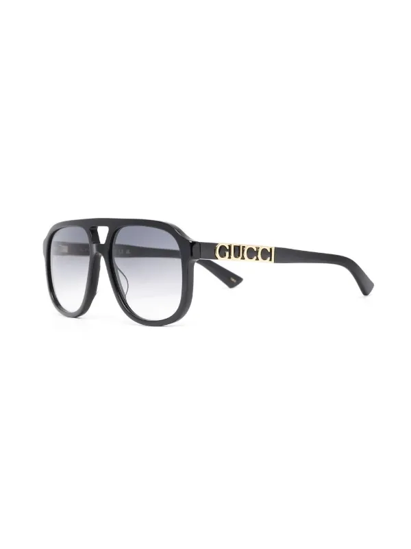 Gucci Eyewear Occhiali Da Sole Tondi Nero FARFETCH IT