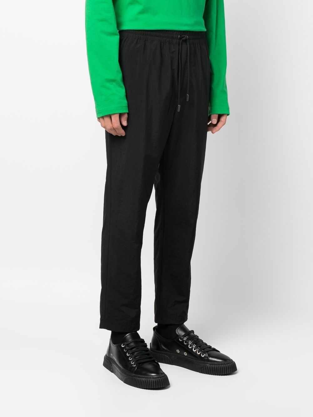 Maison Kitsune drawstring straight-leg trousers Men