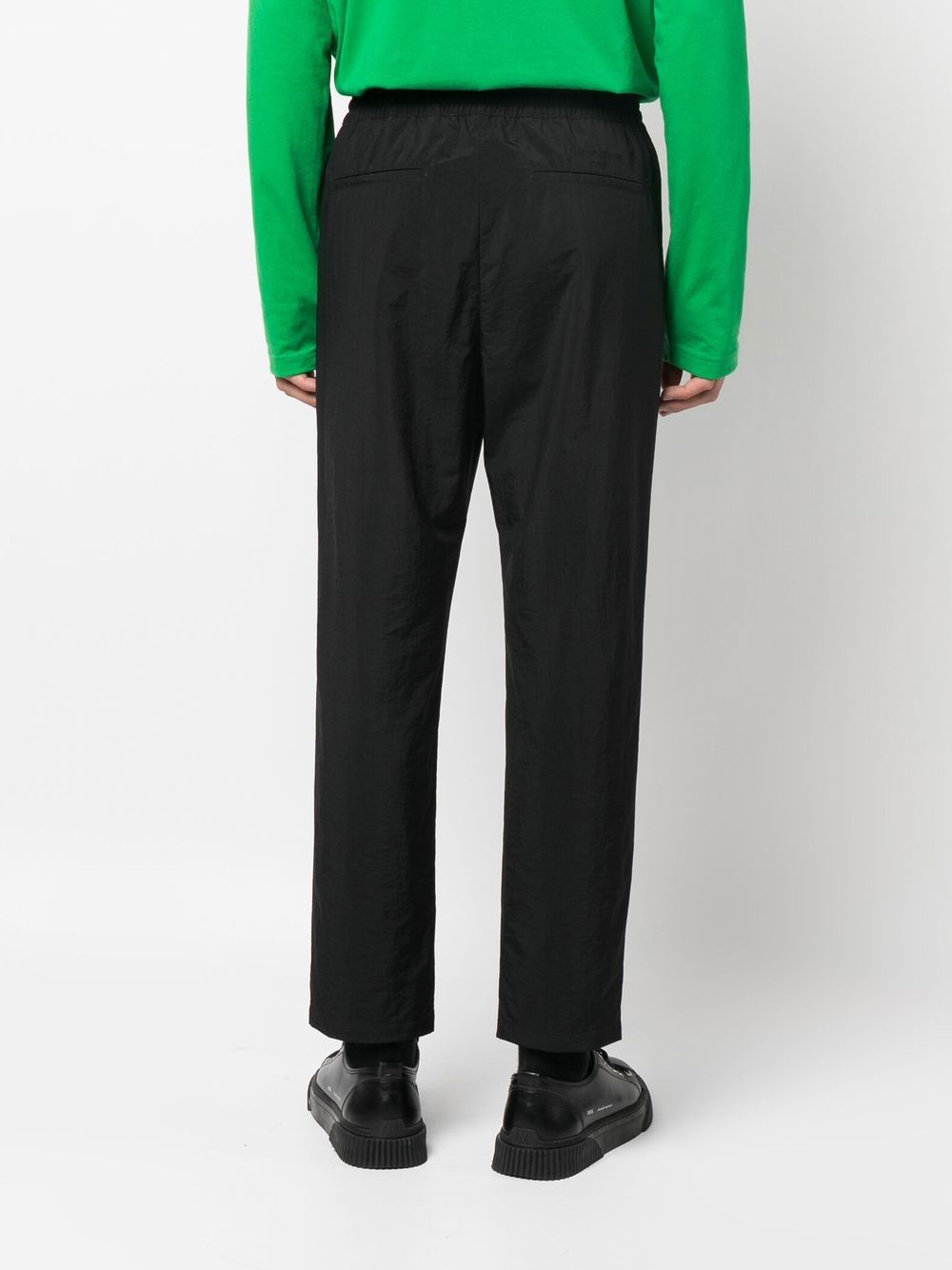 Maison Kitsune drawstring straight-leg trousers Men