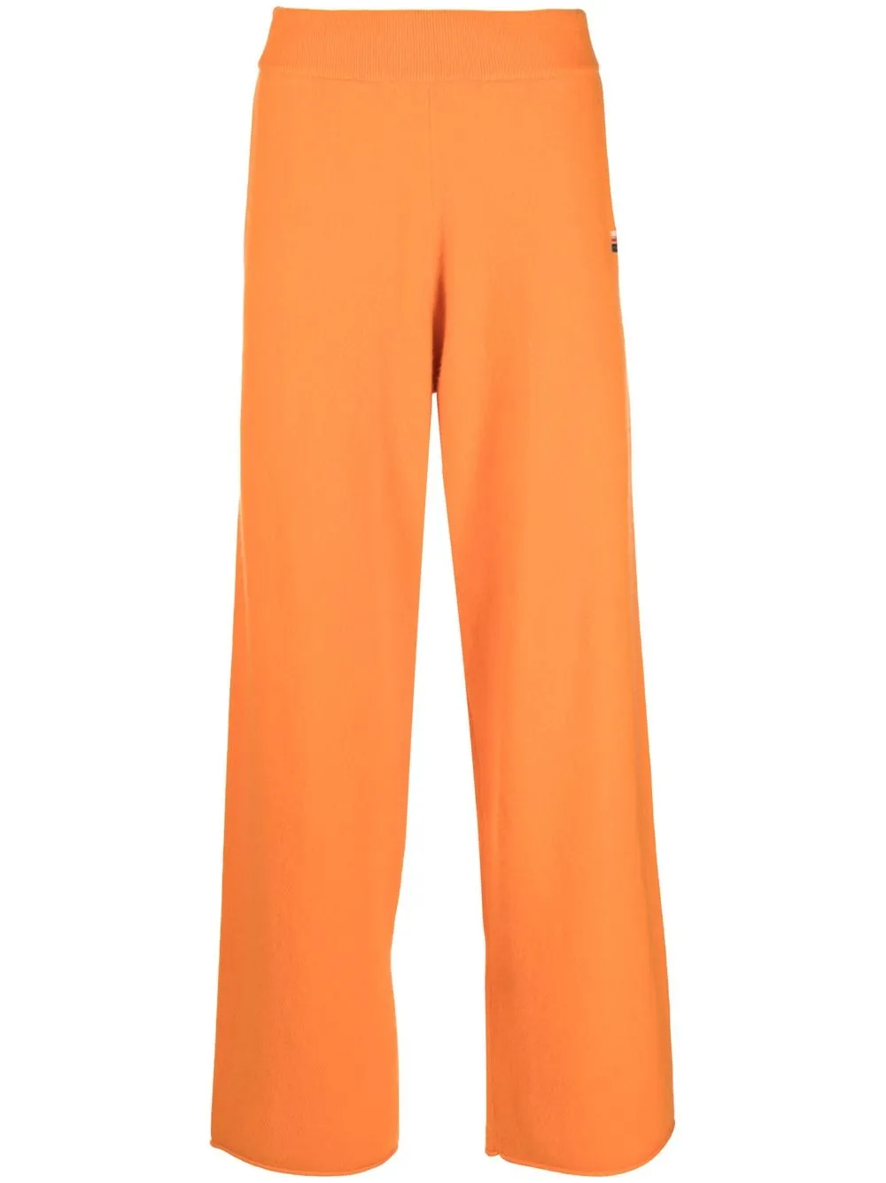 

extreme cashmere mid-rise cashmere-blend trousers - Orange