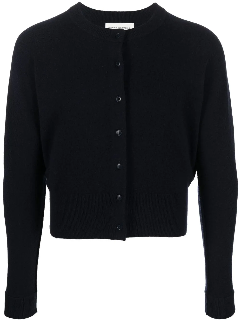 

extreme cashmere crew-neck cashmere-blend cardigan - Blue