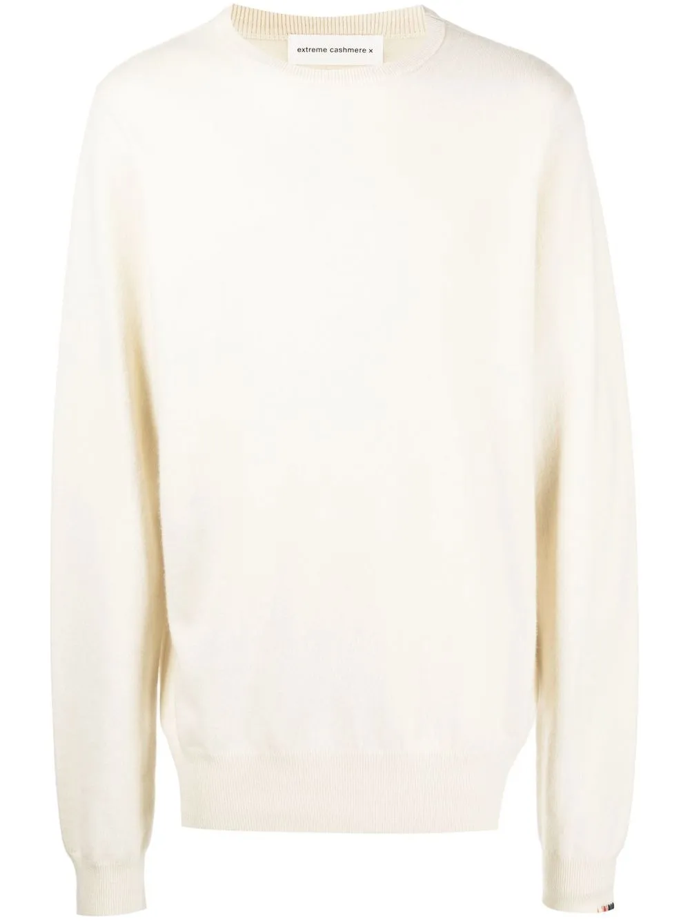 

extreme cashmere crew-neck cashmere sweater - Neutrals