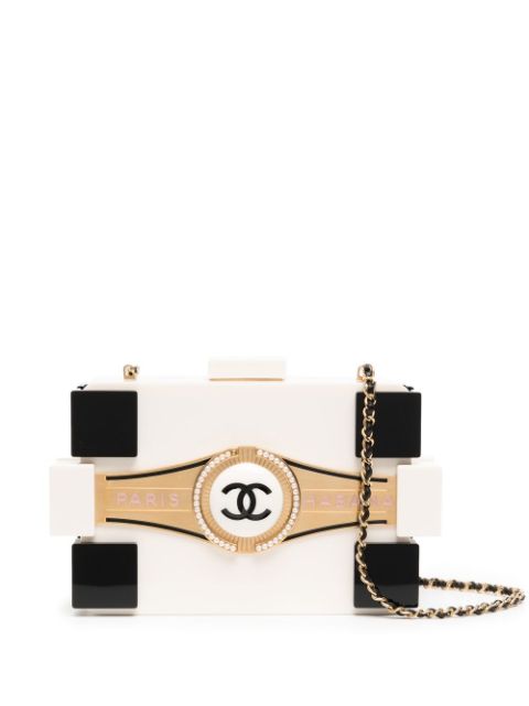 CHANEL Pre-Owned Habana Lego Clutch