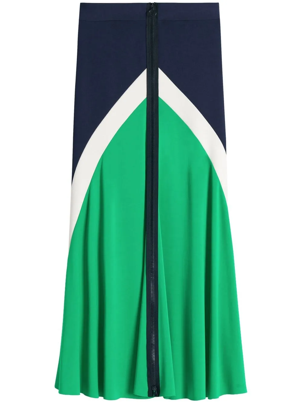 

Victoria Beckham zip-fastening tracksuit skirt - Green