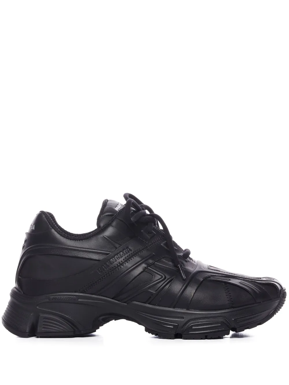 Balenciaga Phantom leather sneakers – Black