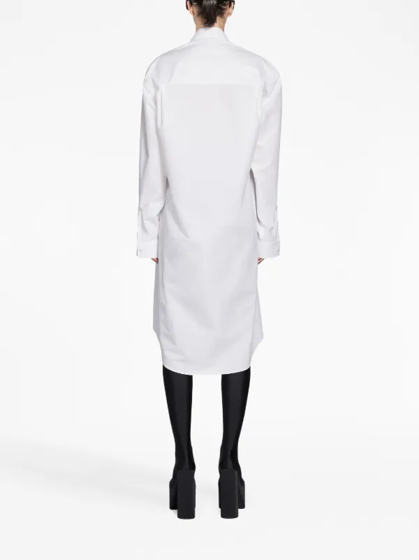 ●送料込●BALENCIAGA●long-sleeved shirt dress BALENCIAGA Stretch-jersey maxi shirt dress | NET-A-PORTER