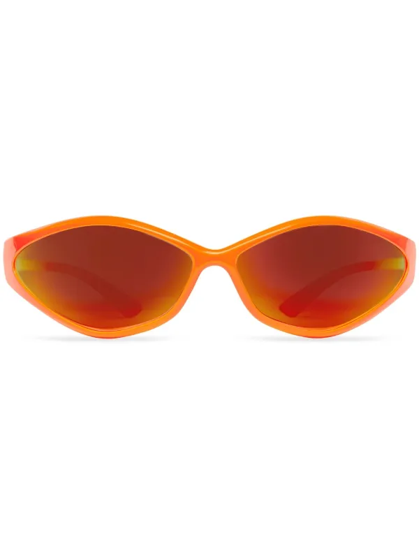 Orange rimmed sunglasses sale