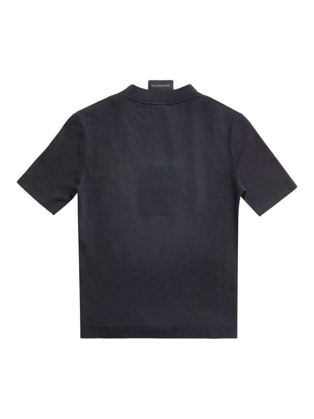 Shop Balenciaga Polaroid-print Stretch-design T-shirt In Black
