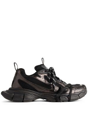 Women's Louis Vuitton Sneakers Athletic Shoes Black Sx 37