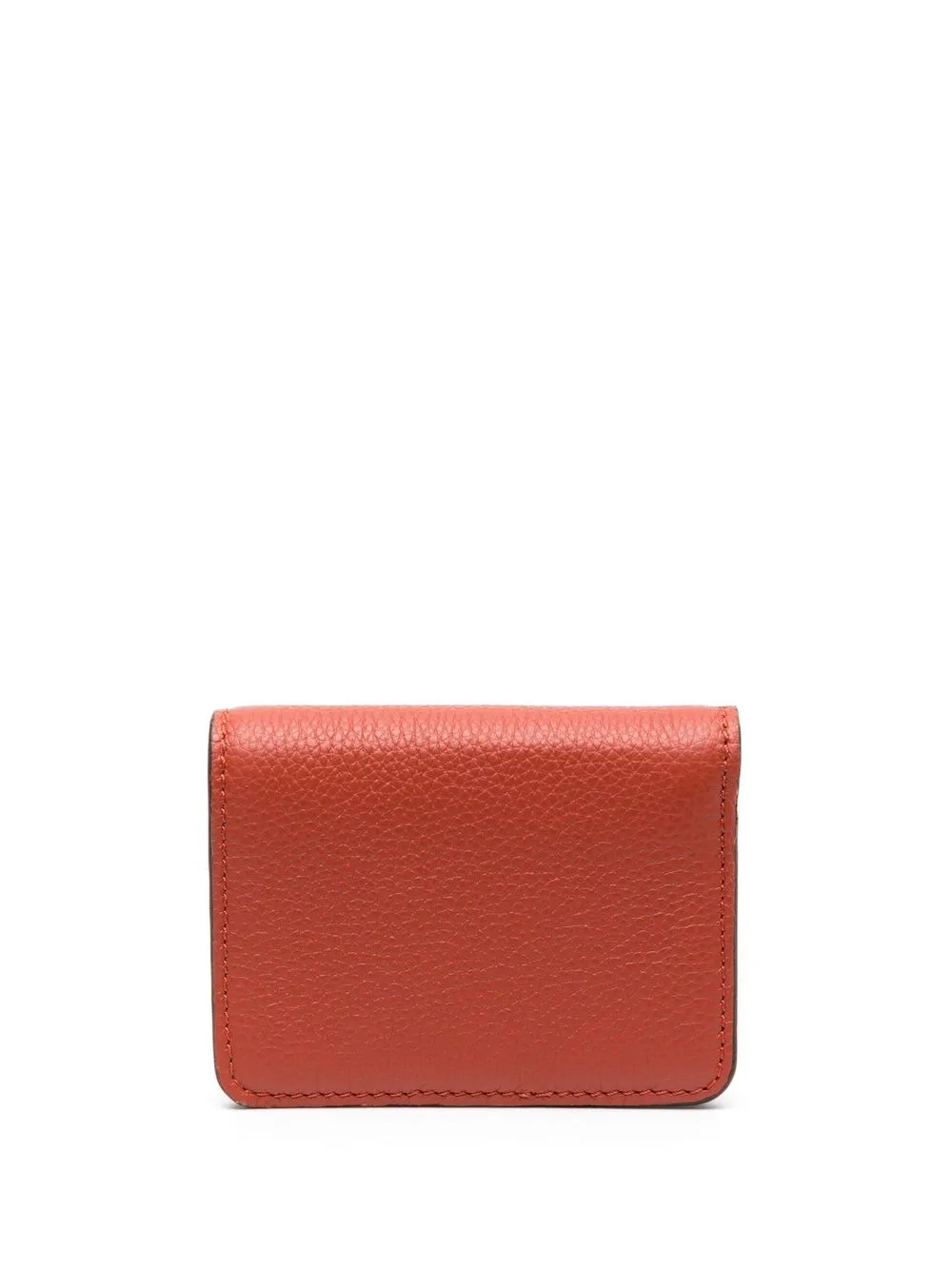 Chloé Portemonnee met logo-reliëf - Rood