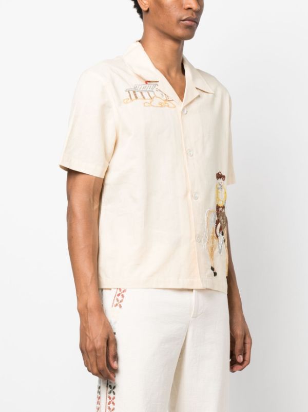 BODE Buckaroo bead-embellished Shirt - Farfetch