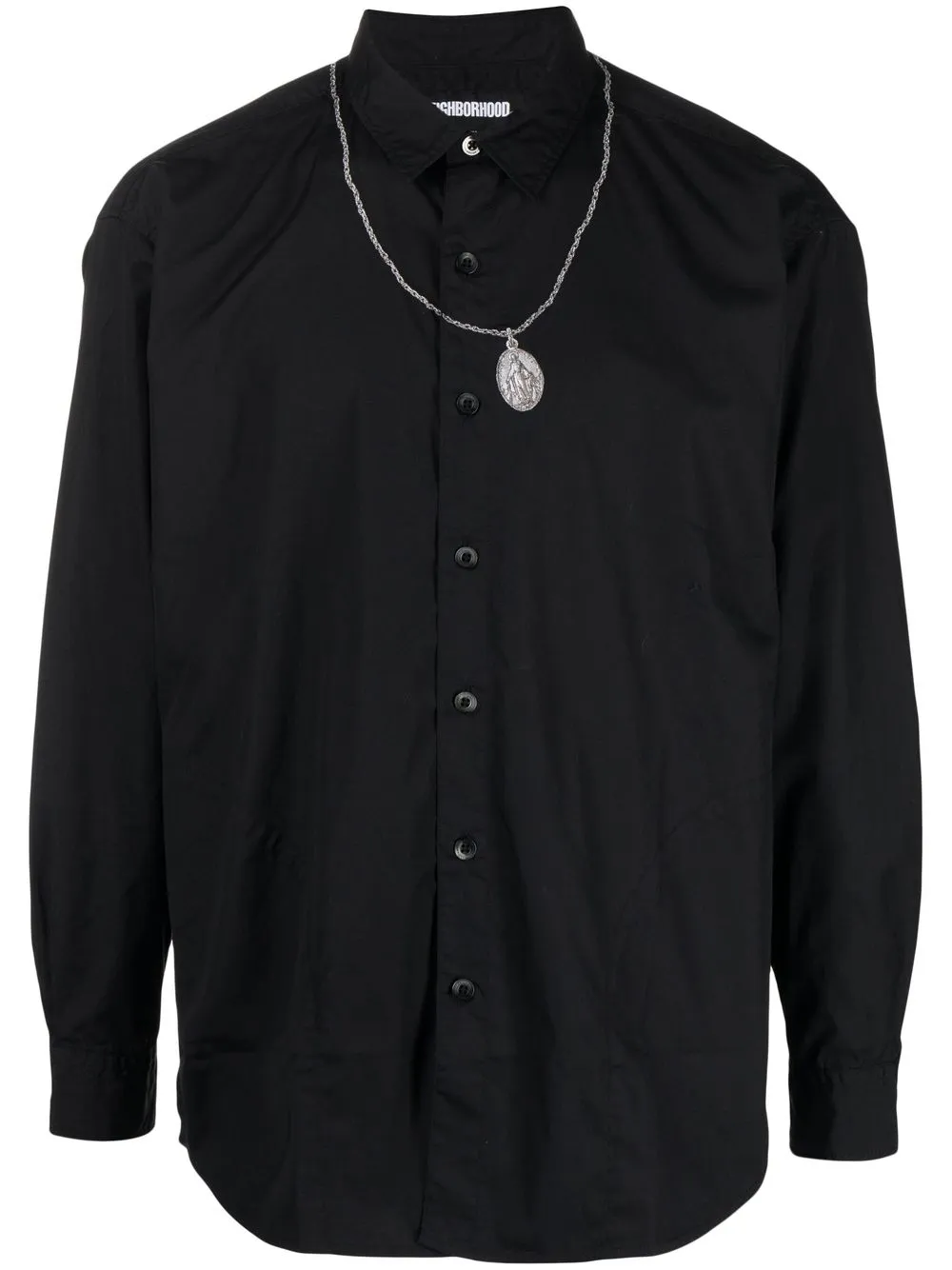 

Neighborhood camisa con botones - Negro