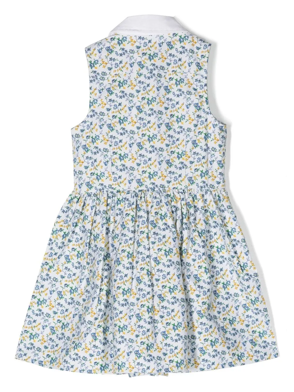 Ralph Lauren Kids Jurk met bloemenprint - Wit