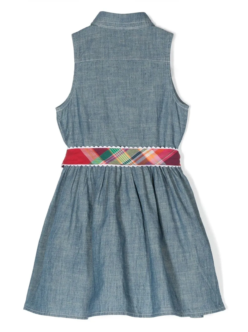 Ralph Lauren Kids Mouwloze jurk - Blauw