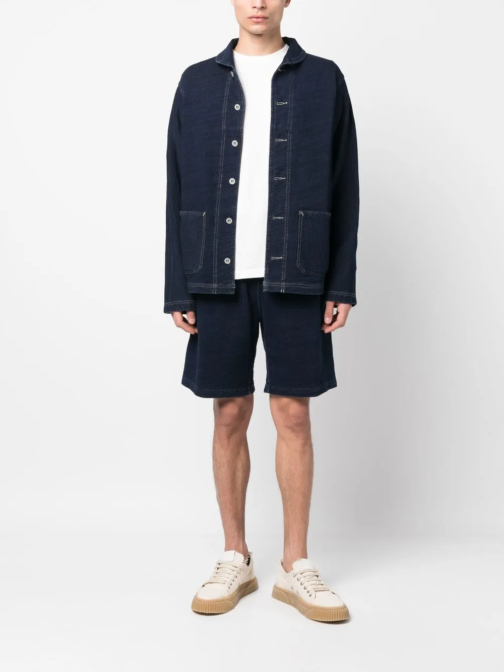 Ralph Lauren RRL Denim trainingsshorts - Blauw