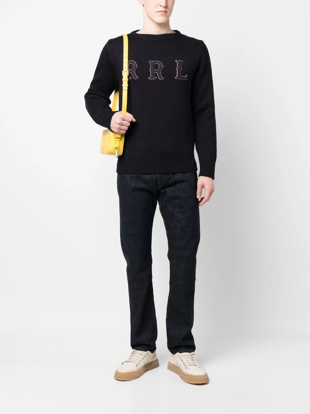 Ralph Lauren RRL Trui met logopatch - Blauw