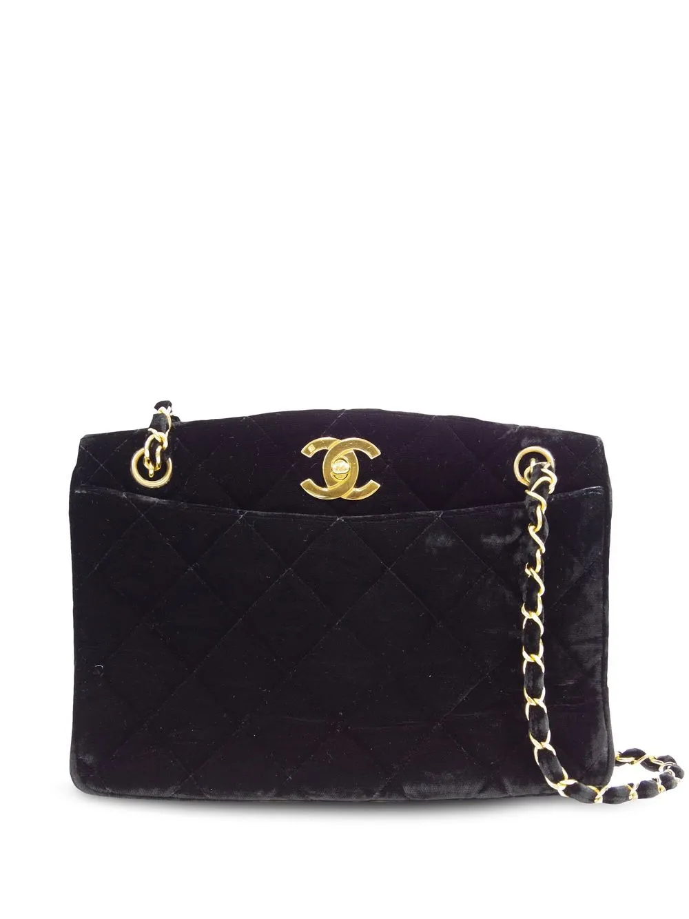 

CHANEL Pre-Owned 1995 quilted shoulder bag - Black