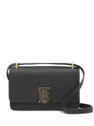 Burberry small leather tb bag store
