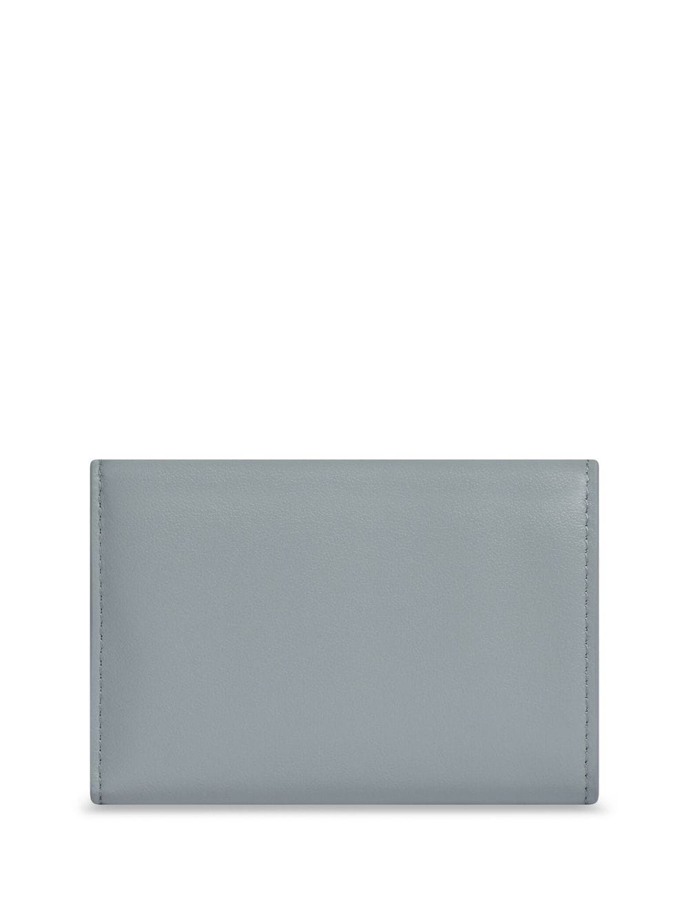 Shop Balenciaga Logo-print Wallet In Blau
