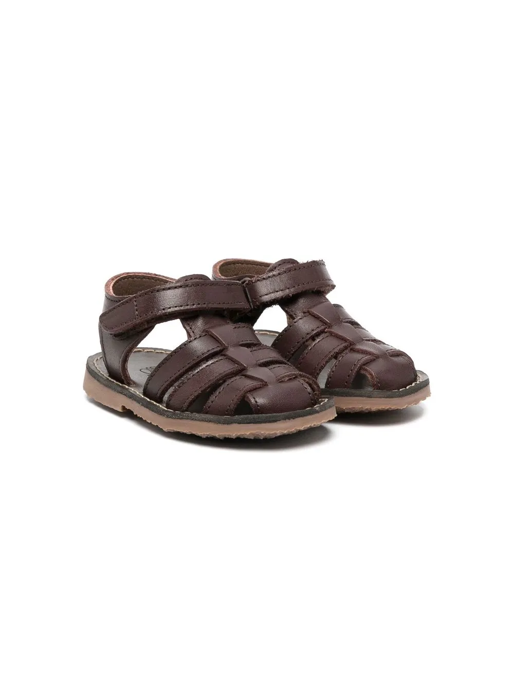 

Bonpoint caged leather sandals - Black