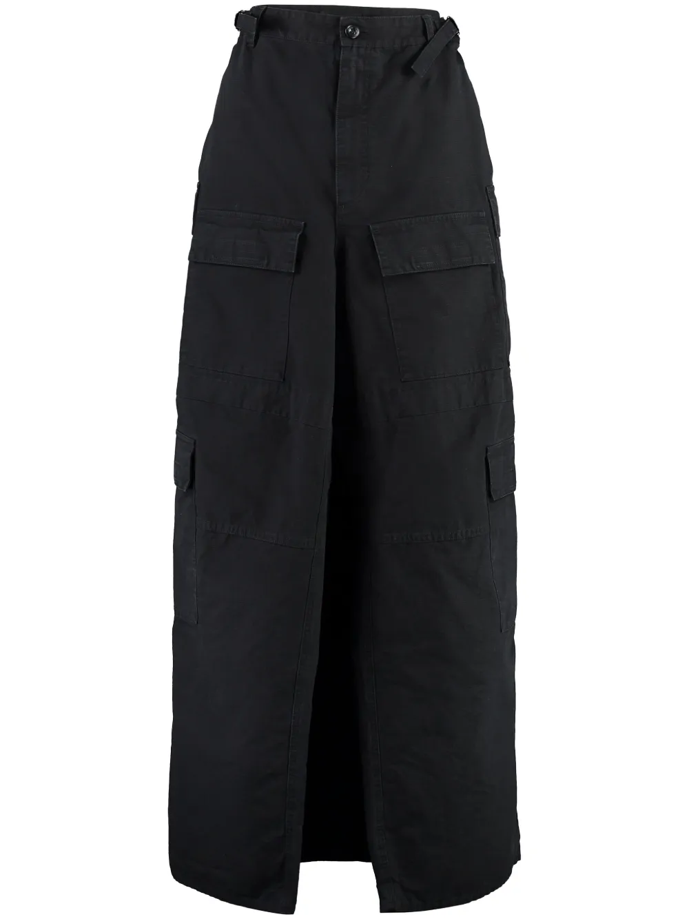 Balenciaga cargo-pockets slit skirt | Black | Image 1