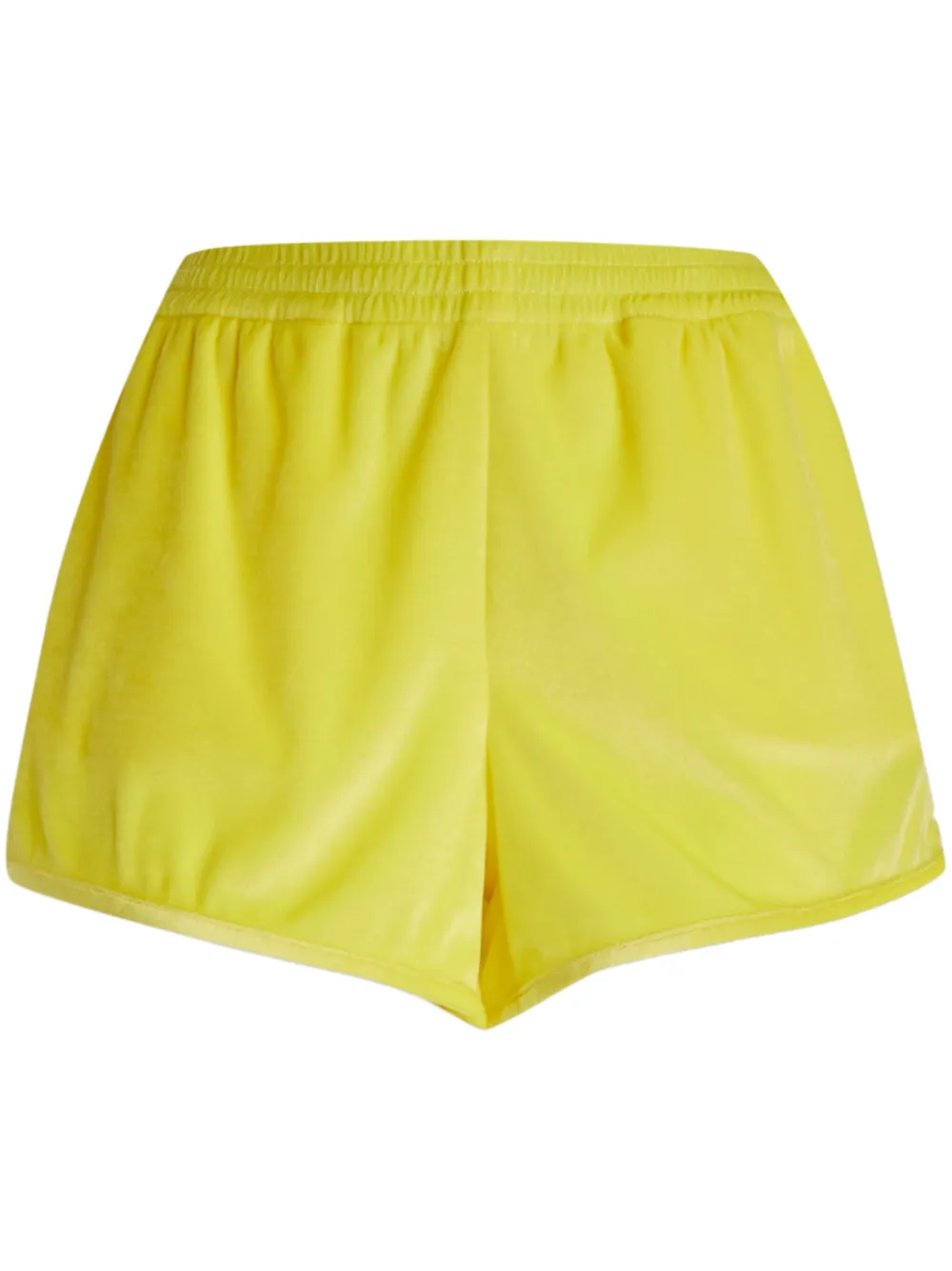 Balenciaga Shorts met elastische tailleband Geel