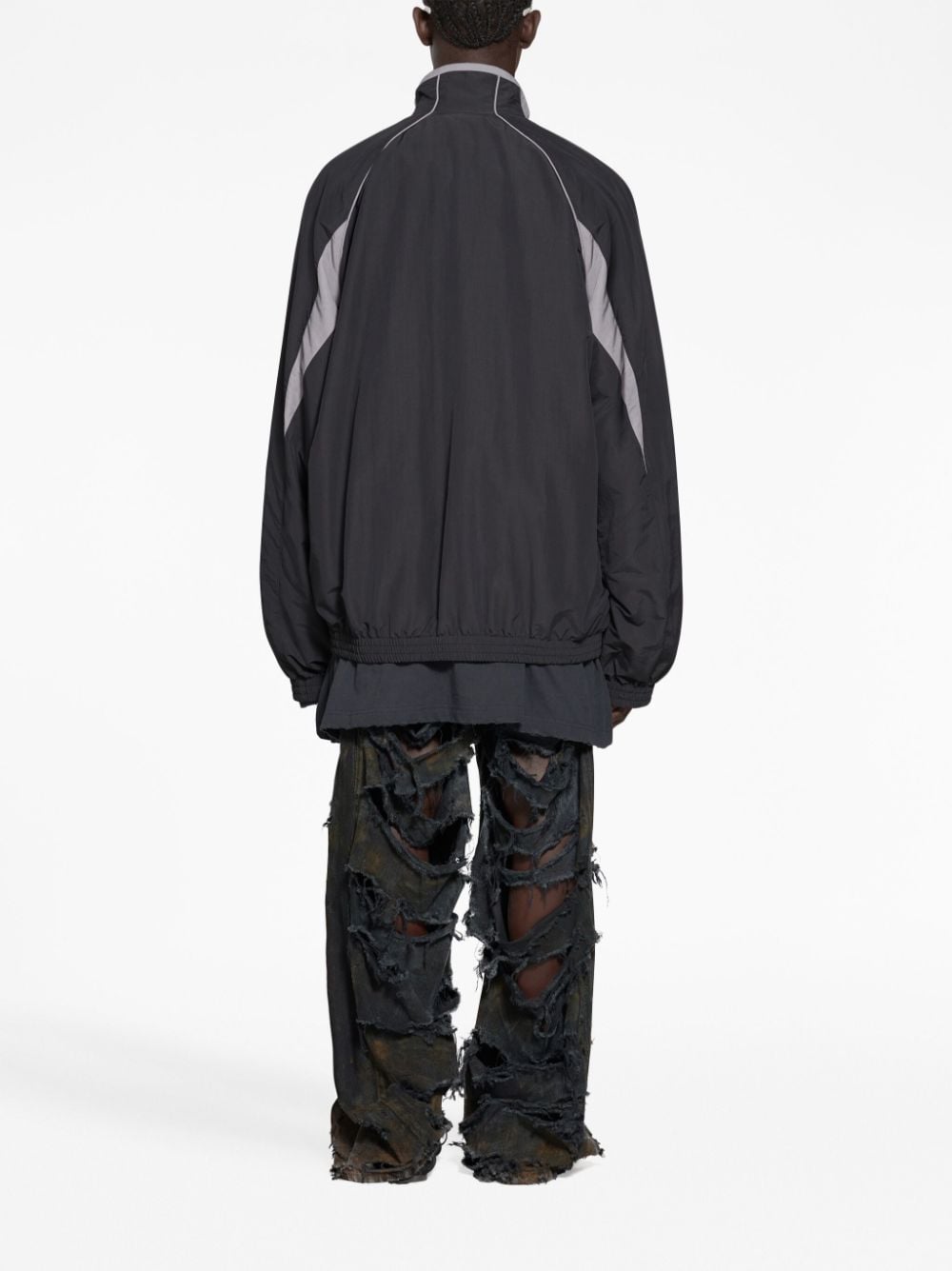 Balenciaga 3b Sports Icon Track Jacket In Black | ModeSens