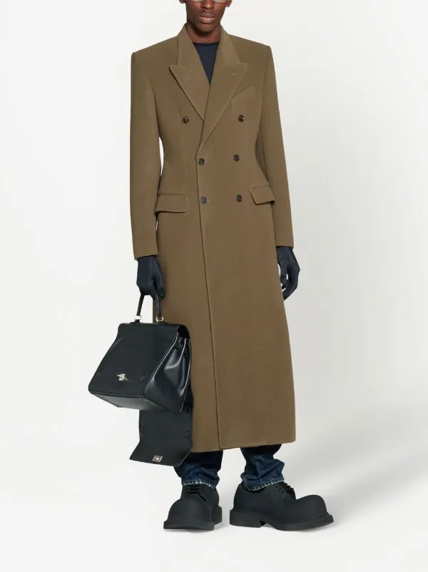 Double breasted deals tailored coat