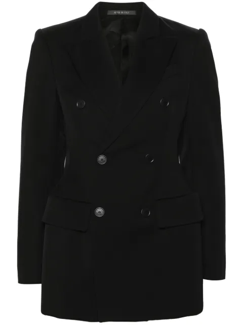Balenciaga blazer con solapas de pico y doble botonadura