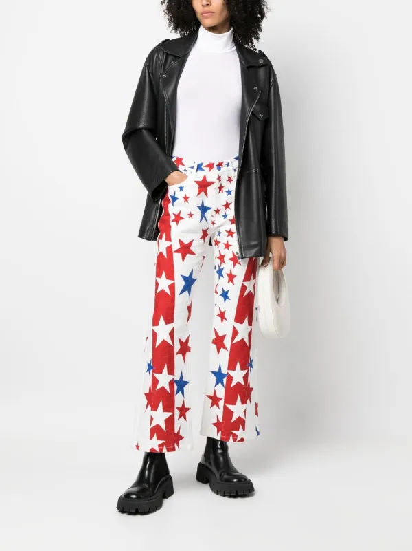 ERL star-print Bootcut Jeans - Farfetch