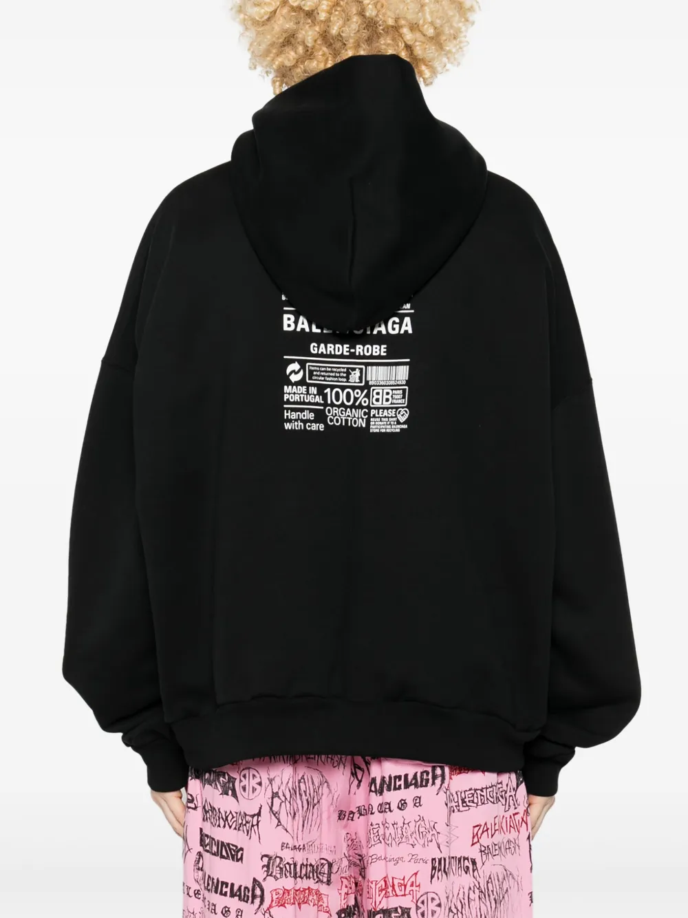 Affordable Balenciaga Care Label hoodie Women