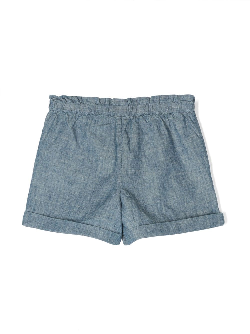 Ralph Lauren Kids Chambray shorts - Blauw