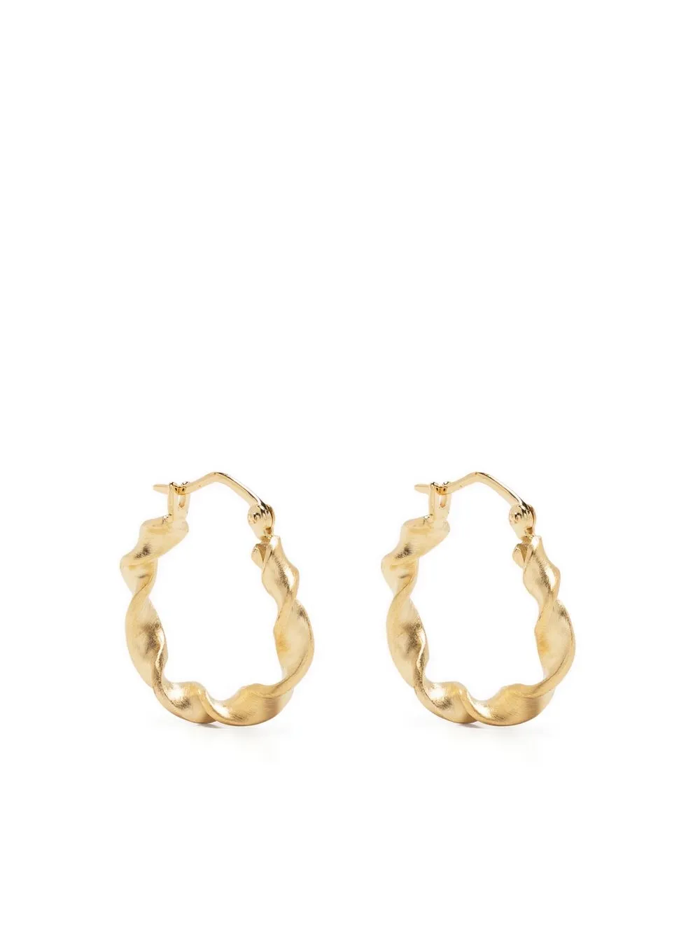 

Completedworks sculpted hoop earrings - Gold