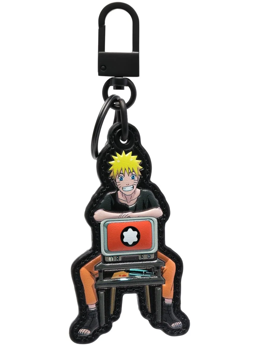 

Montblanc x Naruto leather keyring - Black