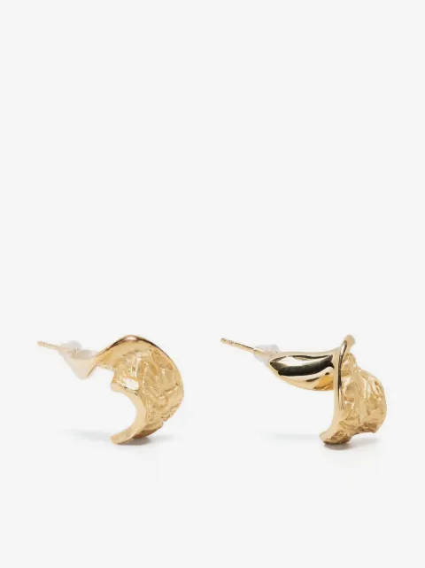 Completedworks Whirl twisted stud earrings