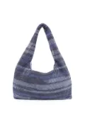 Kara crystal-embellished tote bag - Purple