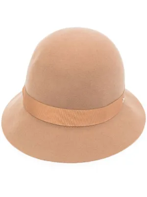 Helen Kaminski Mariko Felted Wool Cloche Hat | Brown  display picture 3