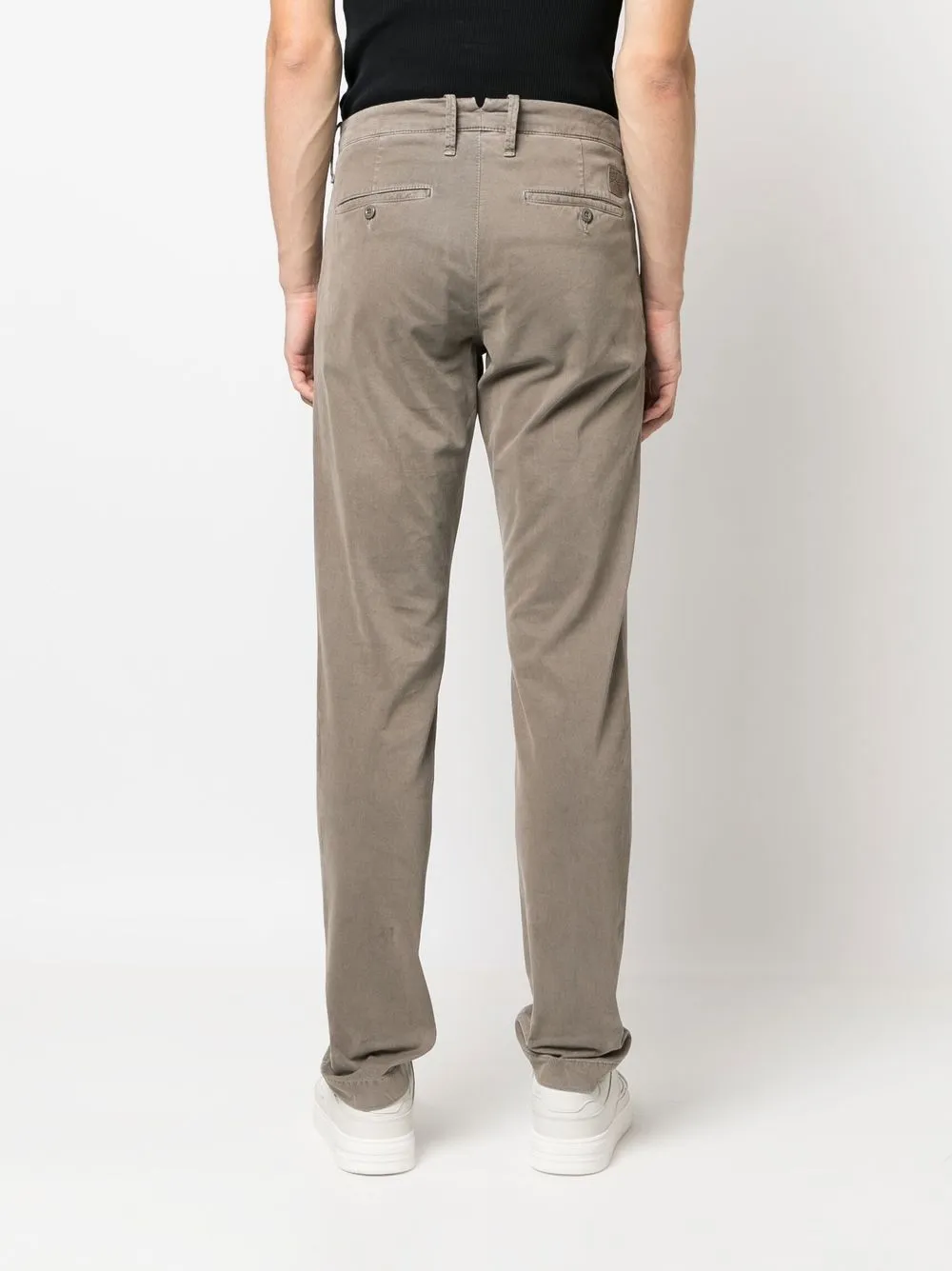 Shop Jacob Cohen Slim-cut Trousers In Neutrals