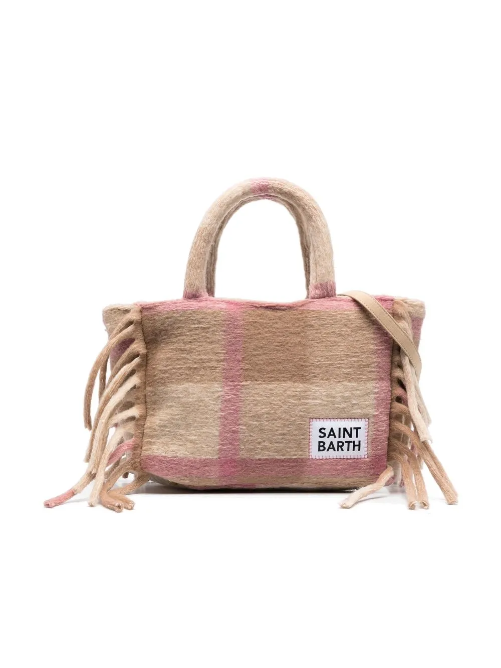 

MC2 Saint Barth Kids Colette blanket tote bag - Neutrals