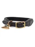Neighborhood charm belted collar - Black