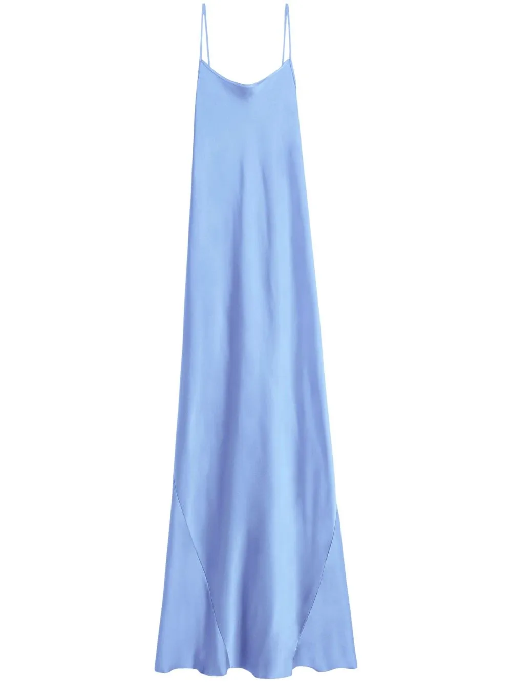 

Victoria Beckham vestido camisero con tirantes finos - Azul