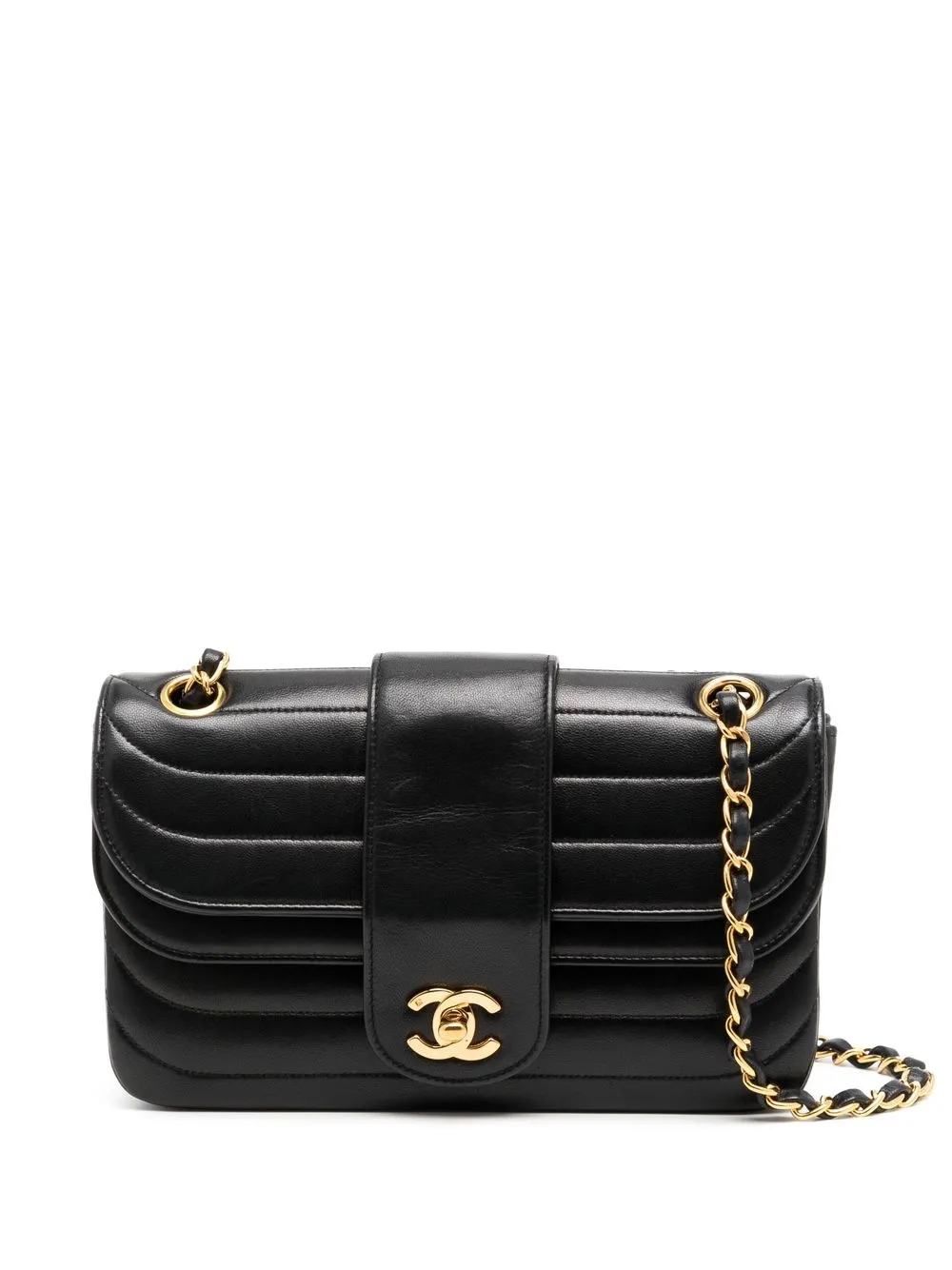 

CHANEL Pre-Owned bolsa de hombro Mademoiselle 1992 - Negro