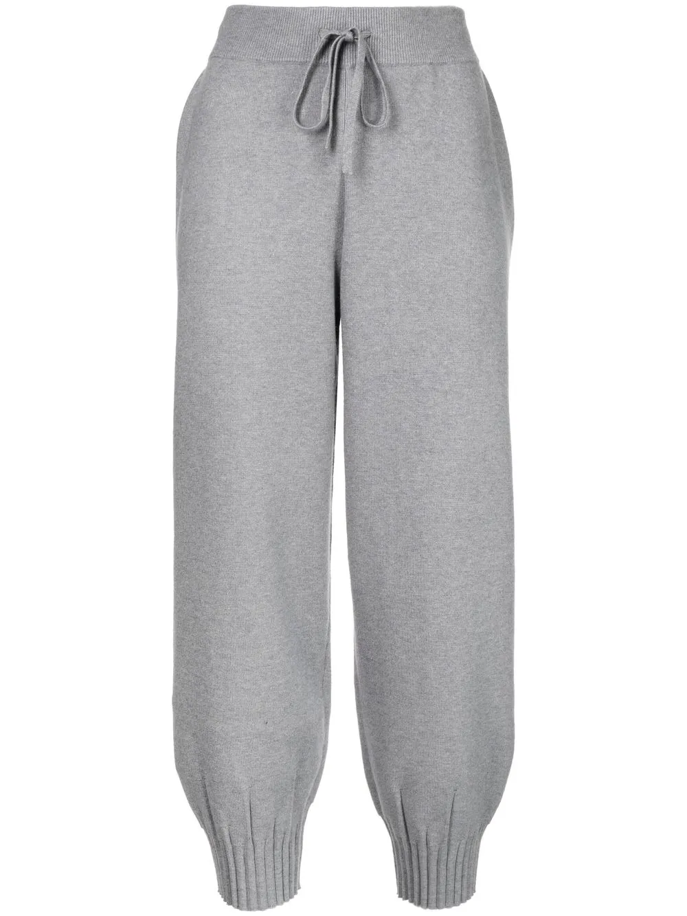 

b+ab pantalones capri con detalles de canalé - Gris