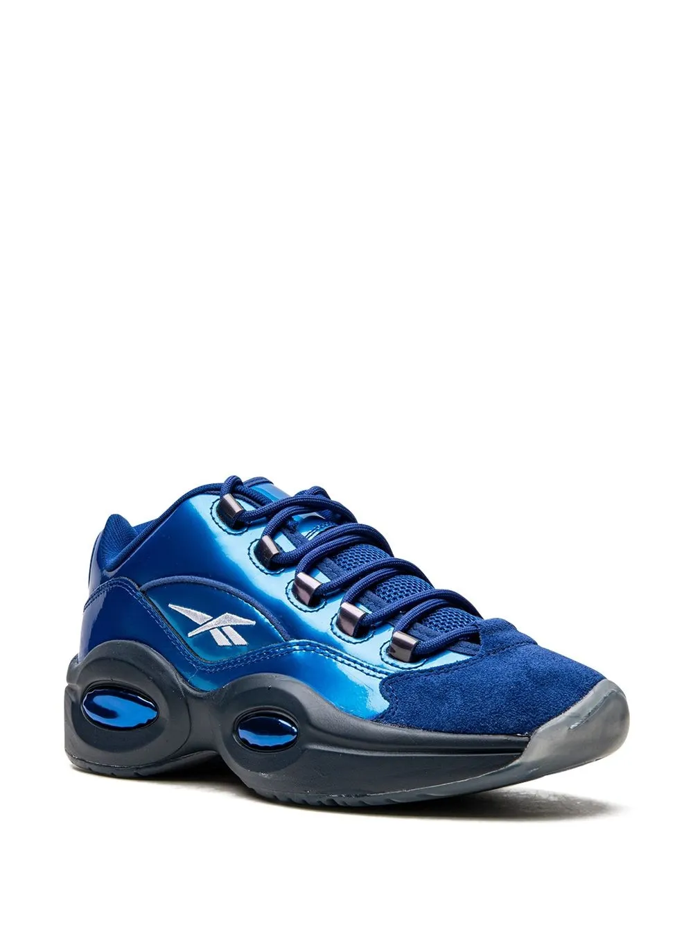 Shop Reebok X Panini Question Low "rookie Signature Prizm" Sneakers In Blue