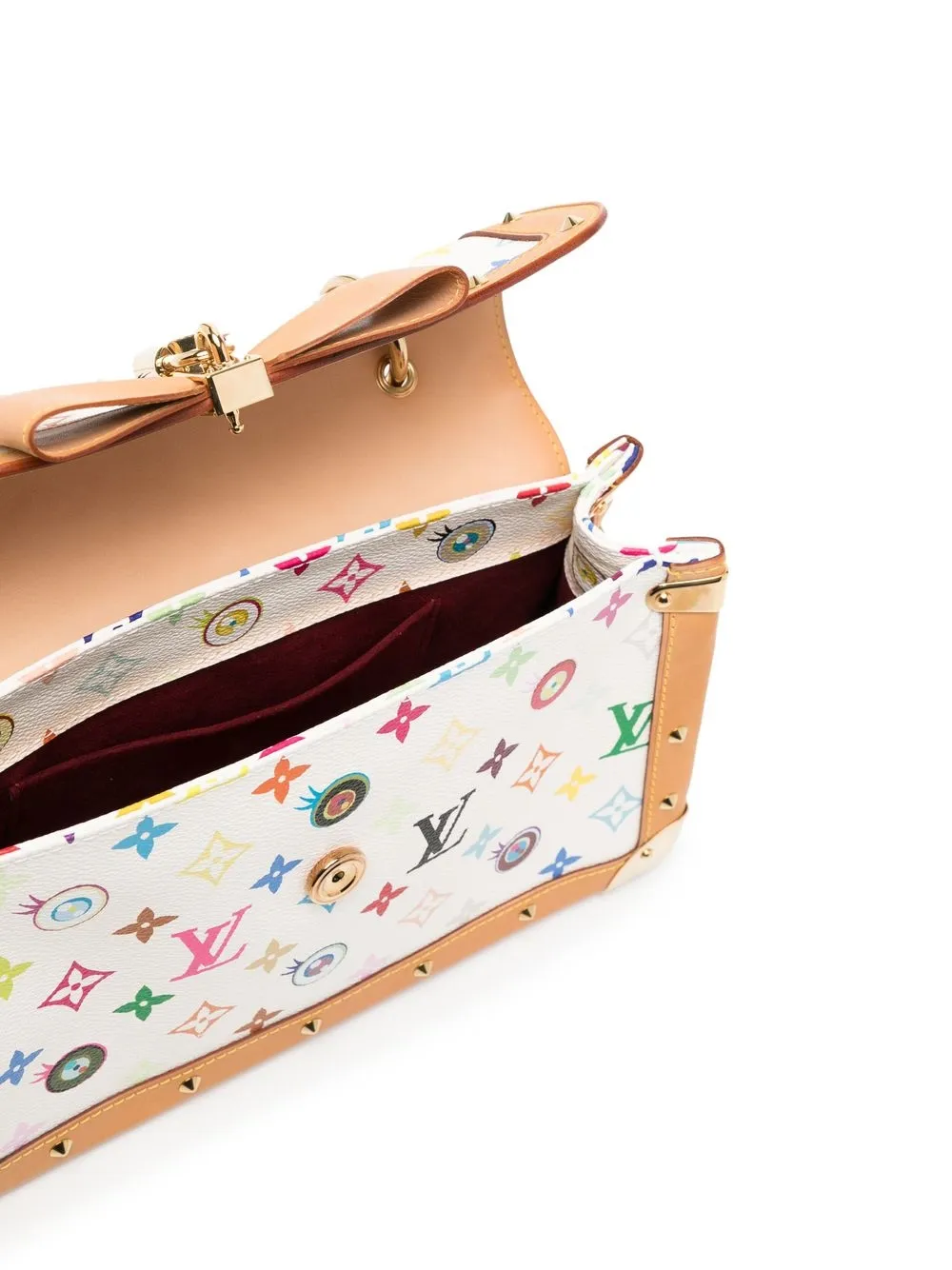 Louis Vuitton x Takashi Murakami White Monogram Multicolore Eye Need Y –  Mightychic