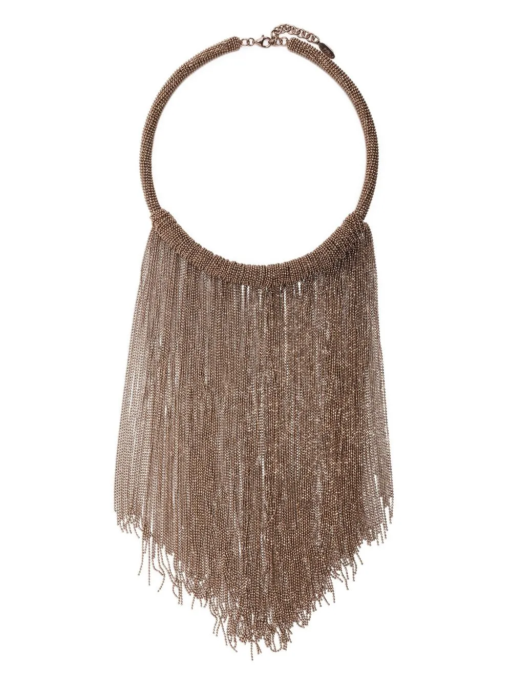 

Brunello Cucinelli chain-embellished choker necklace - Brown