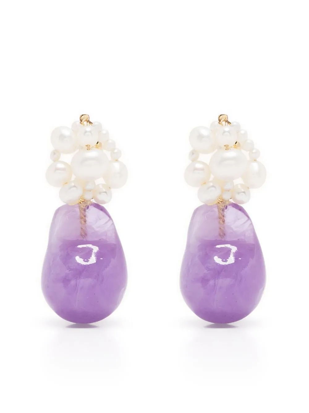 

Completedworks aretes largos Tra-La-La - Morado